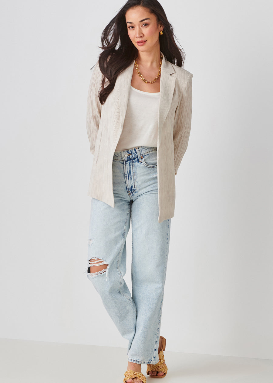 Ruched Sleeve Lightweight Jacket 8