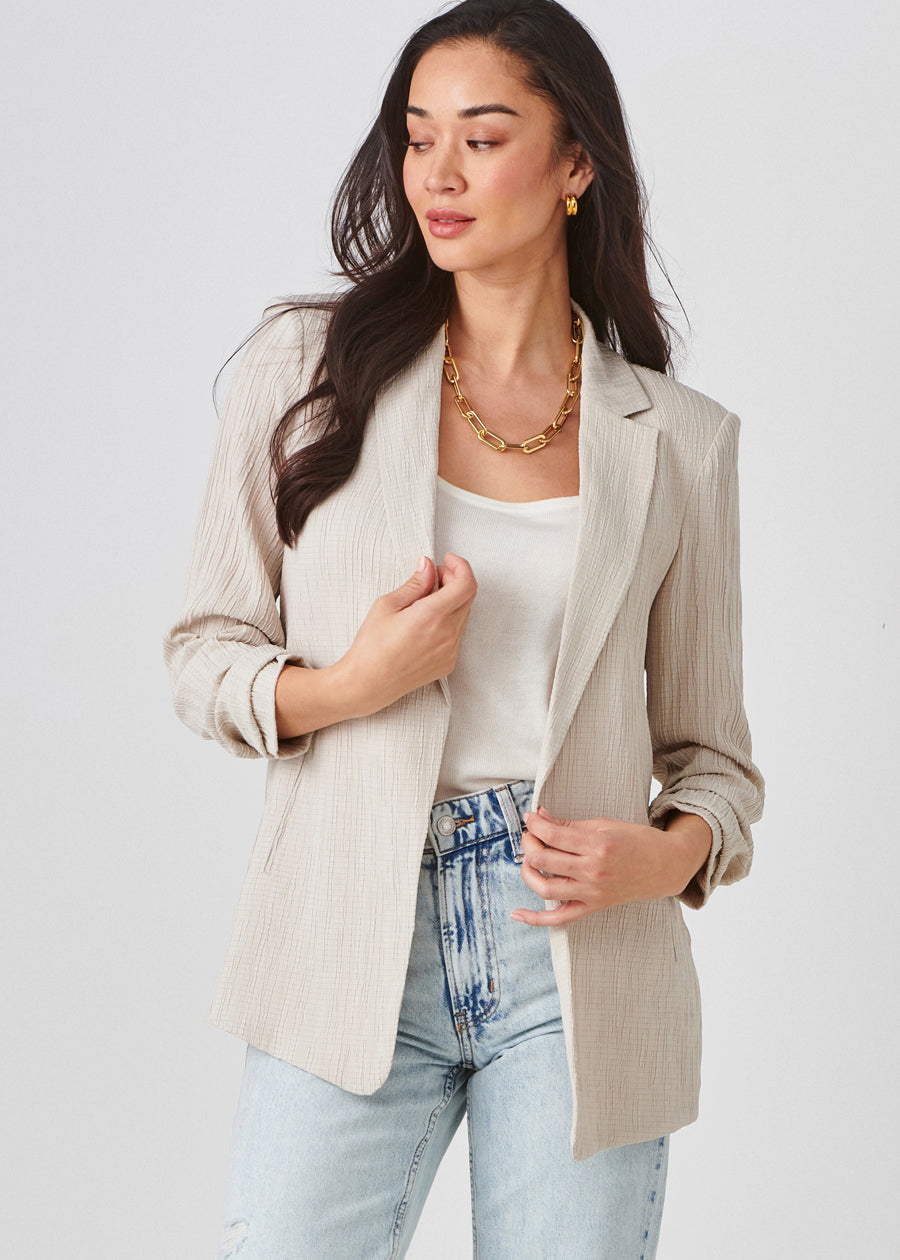 Ruched Sleeve Lightweight Jacket 9