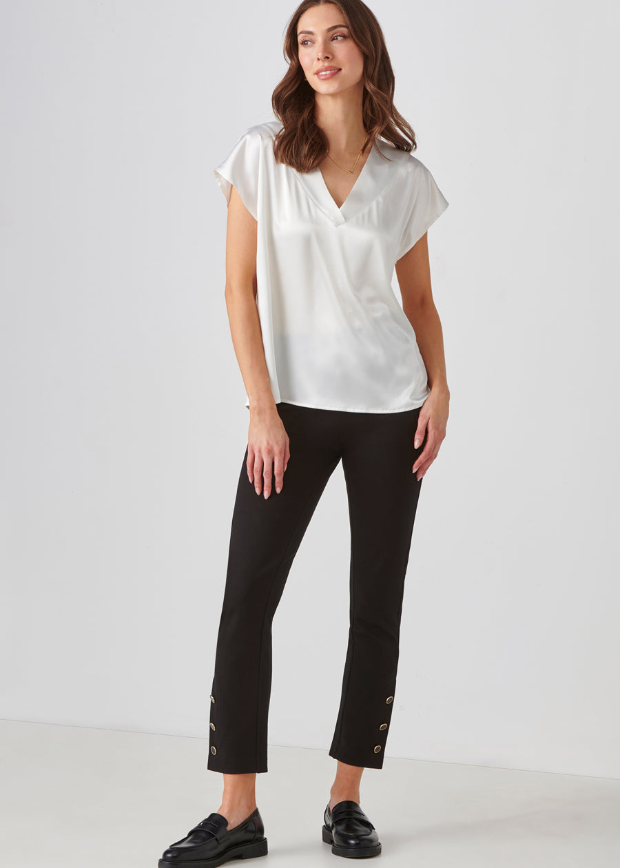 Satin Cap Sleeve Top 11