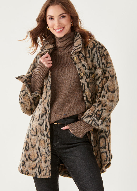 Wooly Leopard Shacket – charlie paige