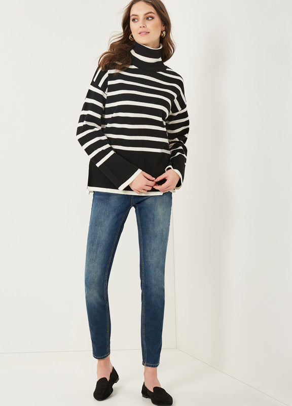 Striped Crew Sweater – charlie paige