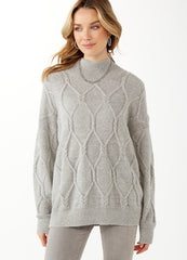 Chain-Link Cable Sweater