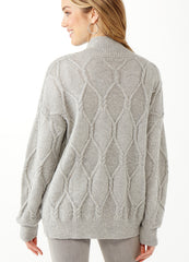 Chain-Link Cable Sweater