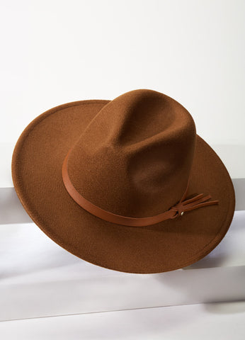 Buckled Felt Fedora