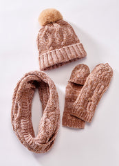 Snowball Hat & Mitt Set